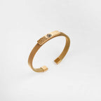 Om Gold Cuff