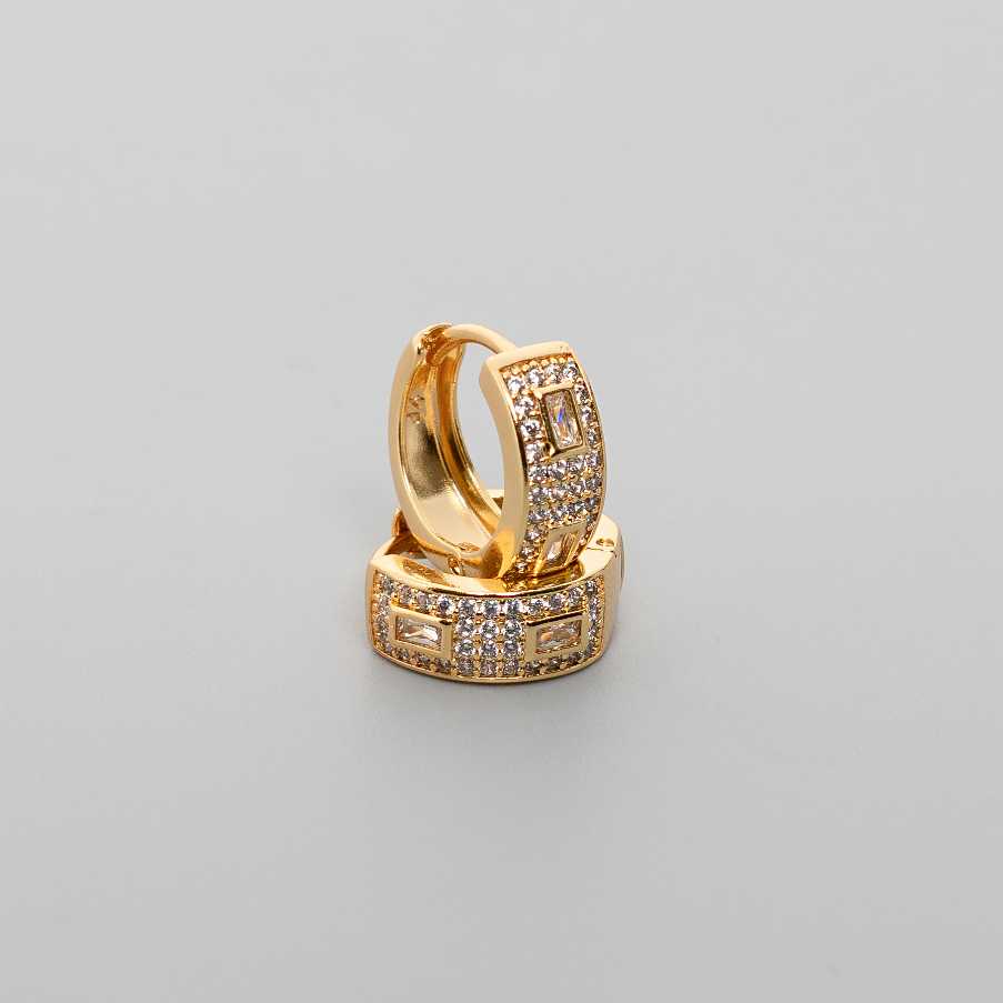 Diamond Row Earring