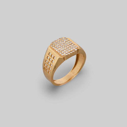Diamond Grid Ring