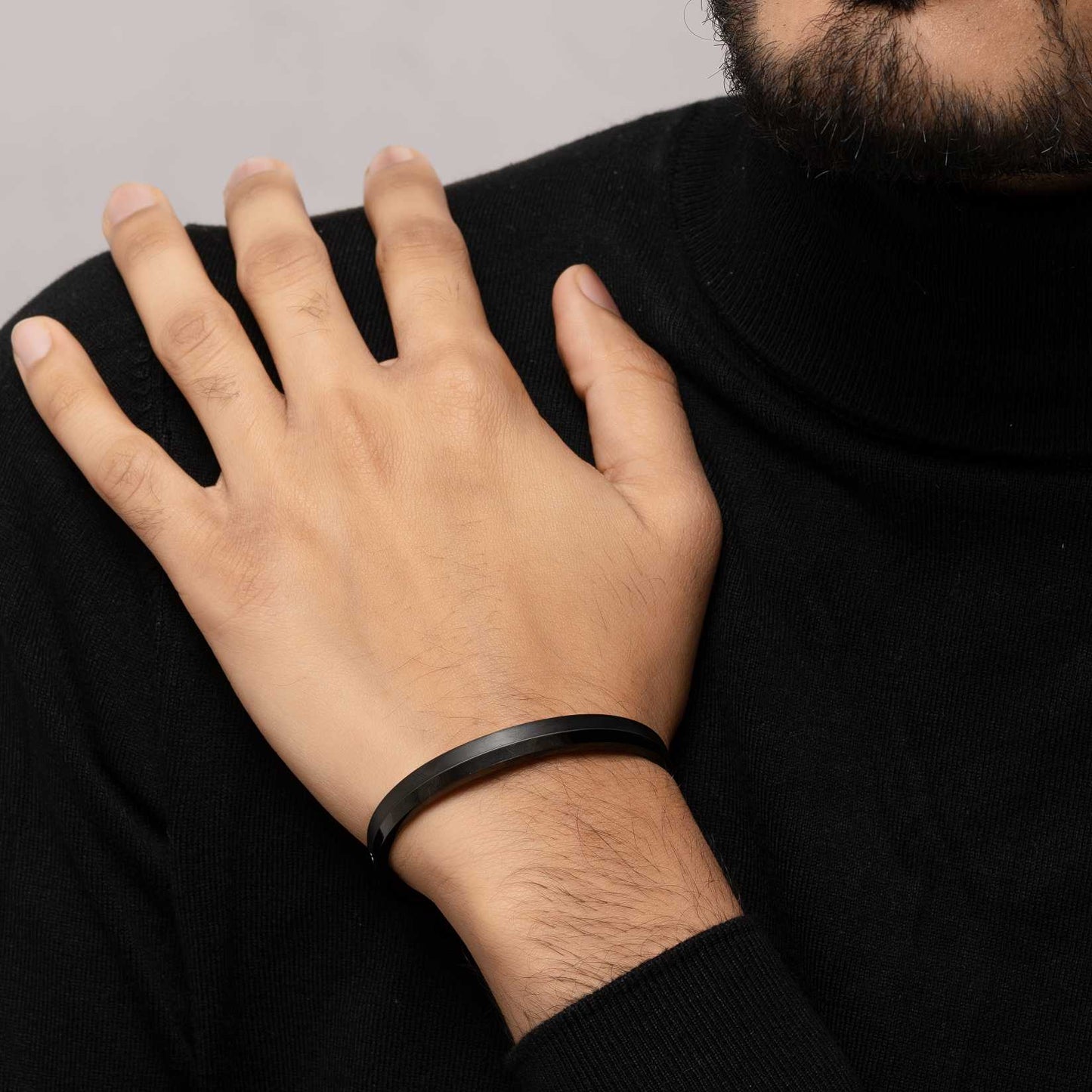 Dual Finish Black Kada