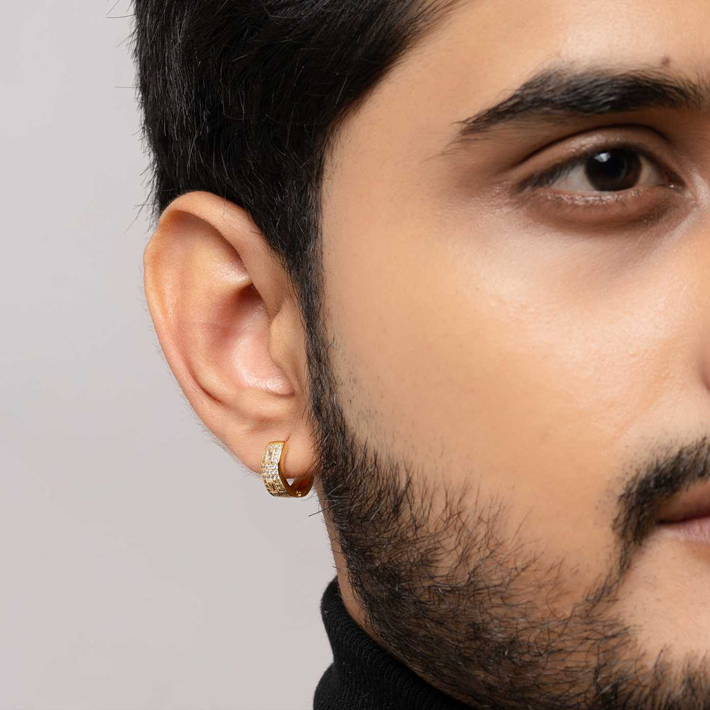 Diamond Row Earring