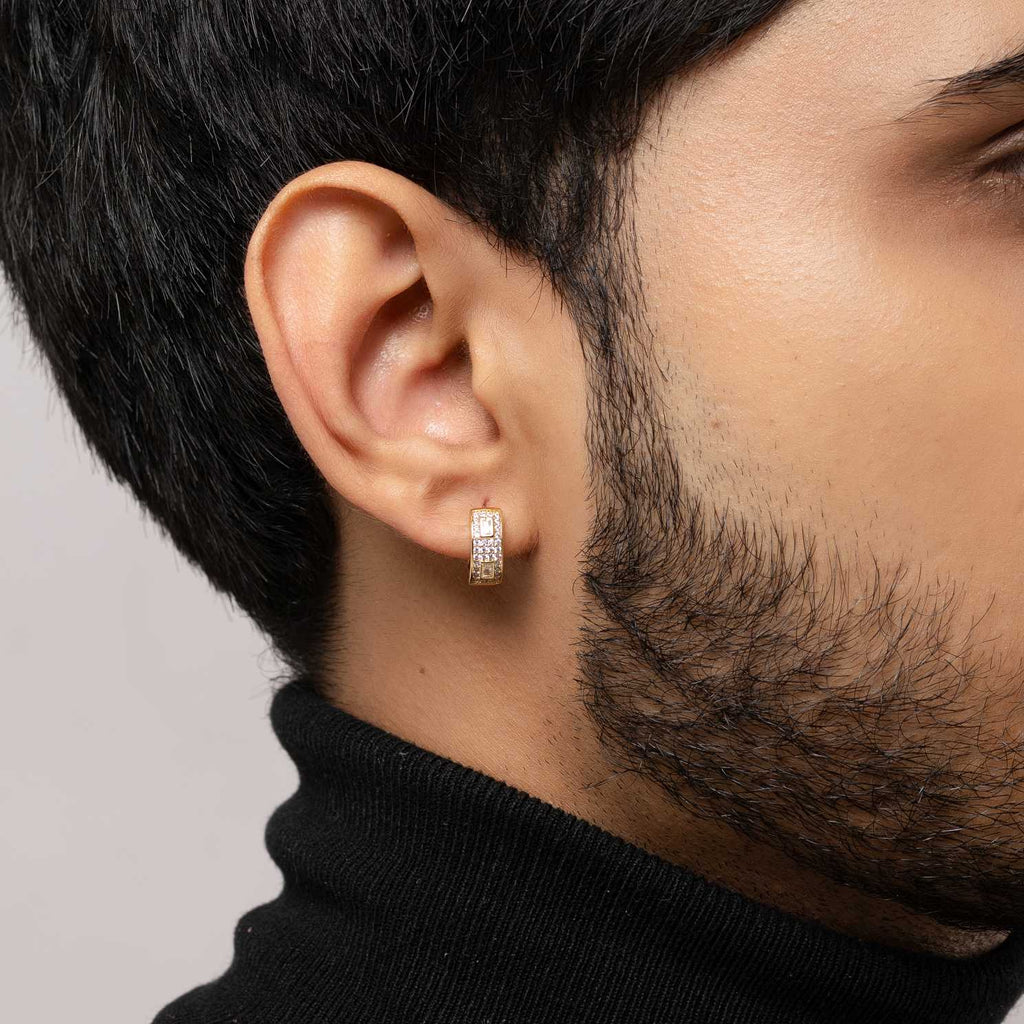 Diamond Row Earring