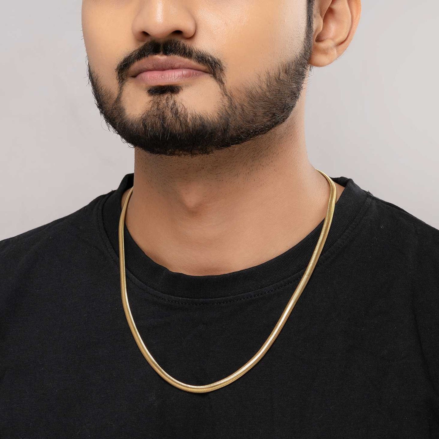 Classic Snake 18K Gold Plated Chain