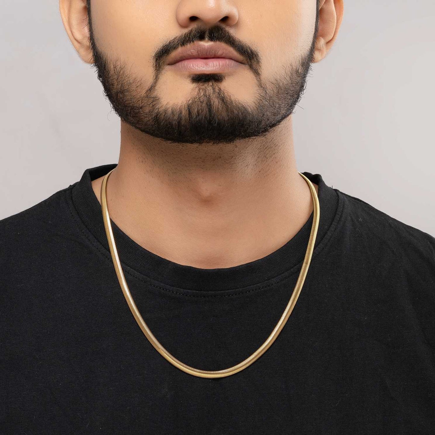 Classic Snake 18K Gold Plated Chain