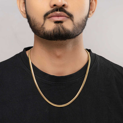 Classic Snake 18K Gold Plated Chain