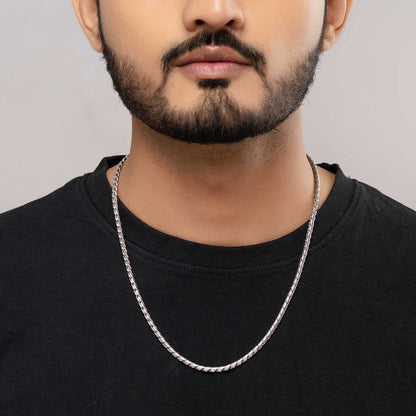 Helix Silver Chain