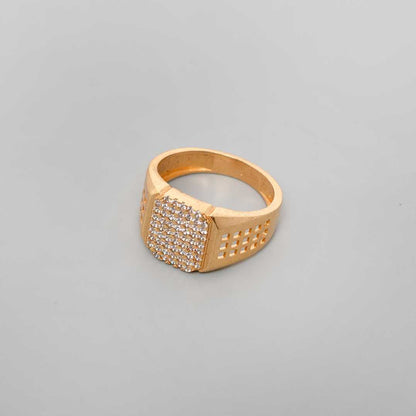 Diamond Grid Ring