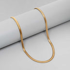 Classic Snake 18K Gold Plated Chain