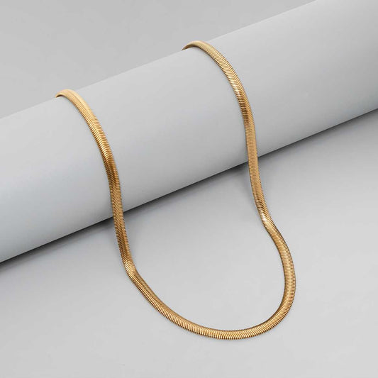 Classic Snake 18K Gold Plated Chain