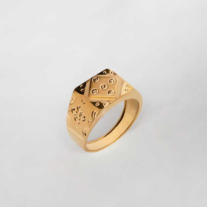 Golden Mark Ring