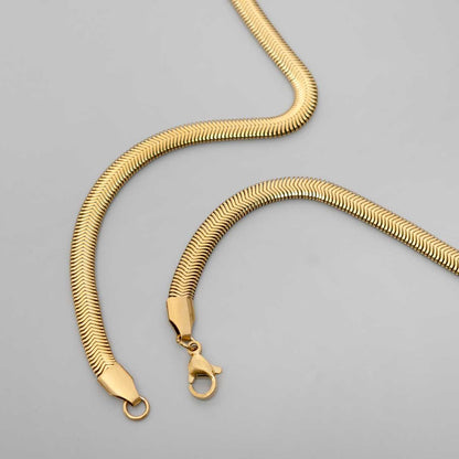 Classic Snake 18K Gold Plated Chain