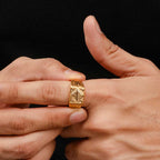 Gold Sovereign Ring