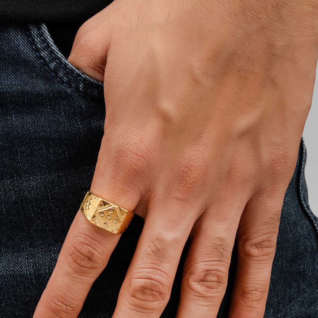 Golden Mark Ring