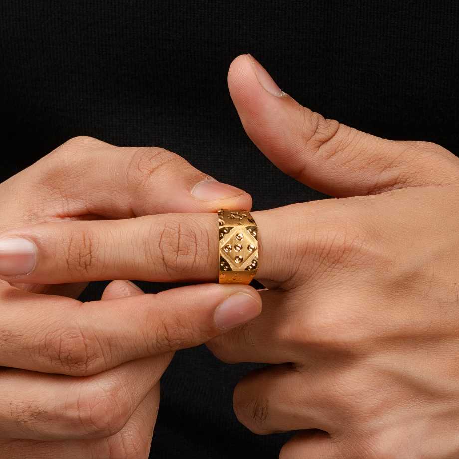 Golden Mark Ring