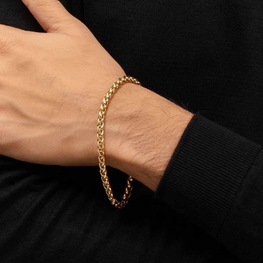 Warrior 18K Gold Plated Bracelet