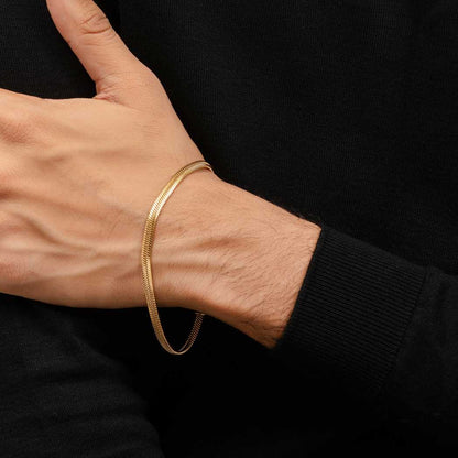 Royal Glide 18K Gold Plated Bracelet