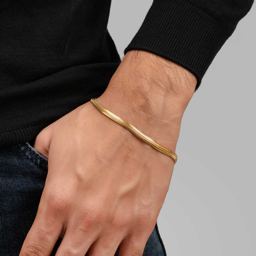 Royal Glide 18K Gold Plated Bracelet