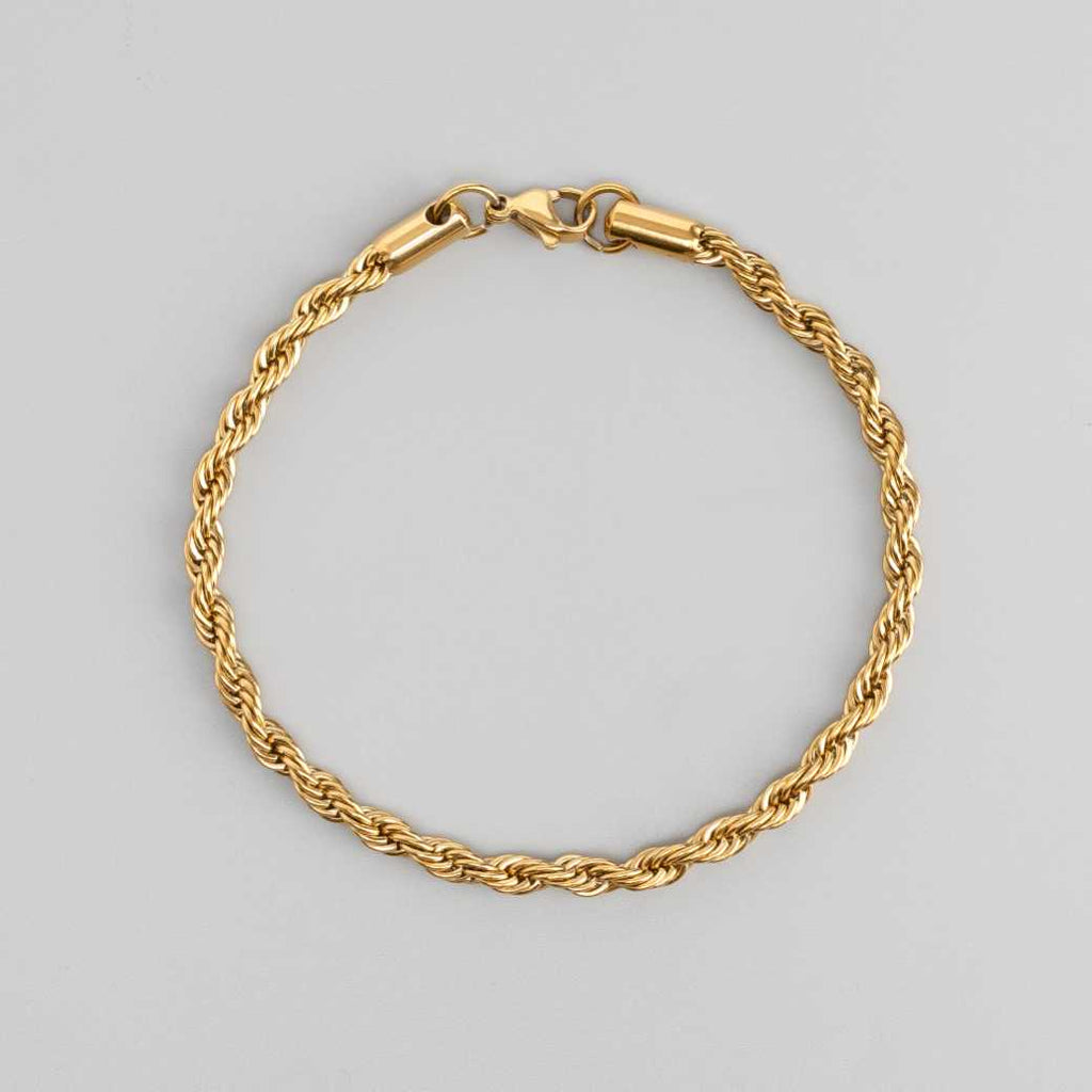 Nova Rope 18K Gold Plated Bracelet