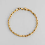 Nova Rope 18K Gold Plated Bracelet