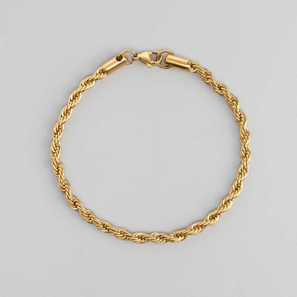 Nova Rope 18K Gold Plated Bracelet