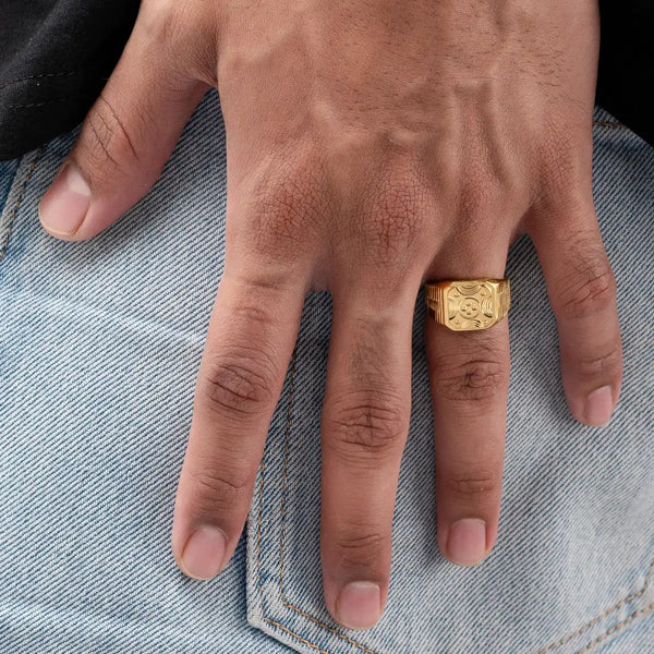 Golden Armor Ring