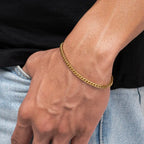 Nexus 18K Gold Plated Bracelet