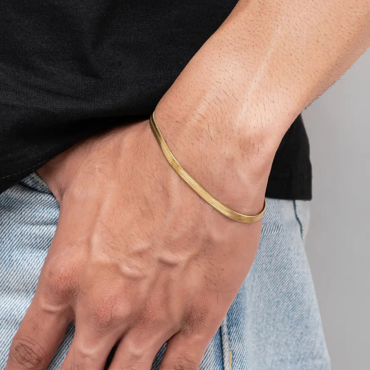 Velo Snake 18K Gold Plated Bracelet