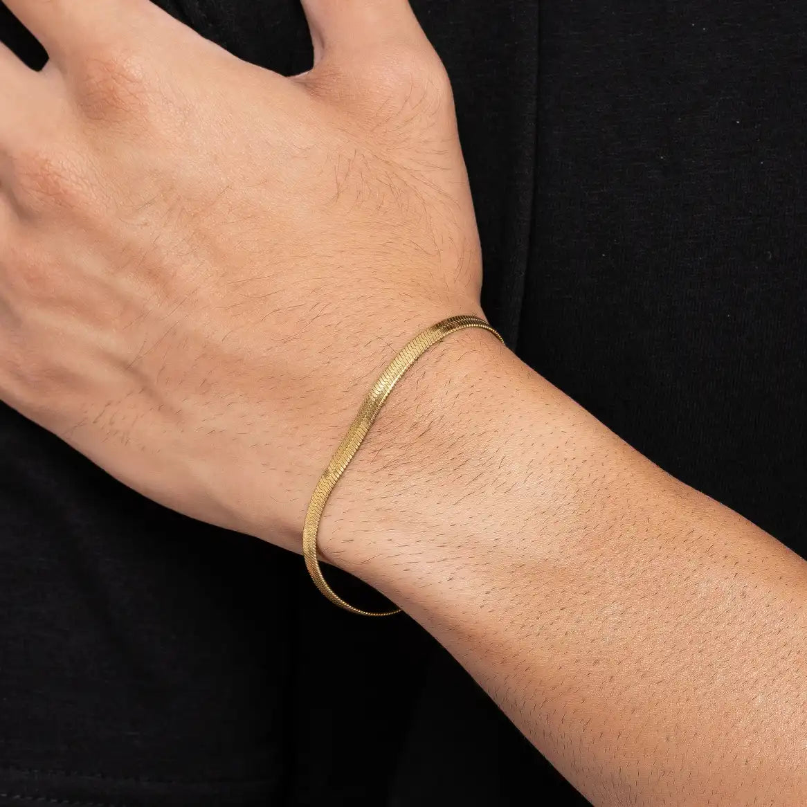 Velo Snake 18K Gold Plated Bracelet