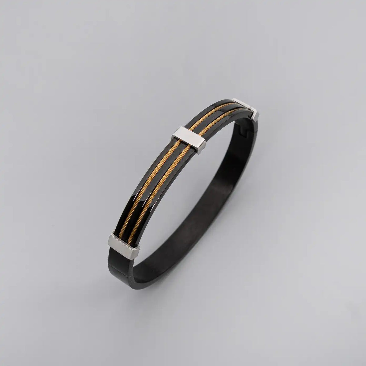 Goldline Black Kada